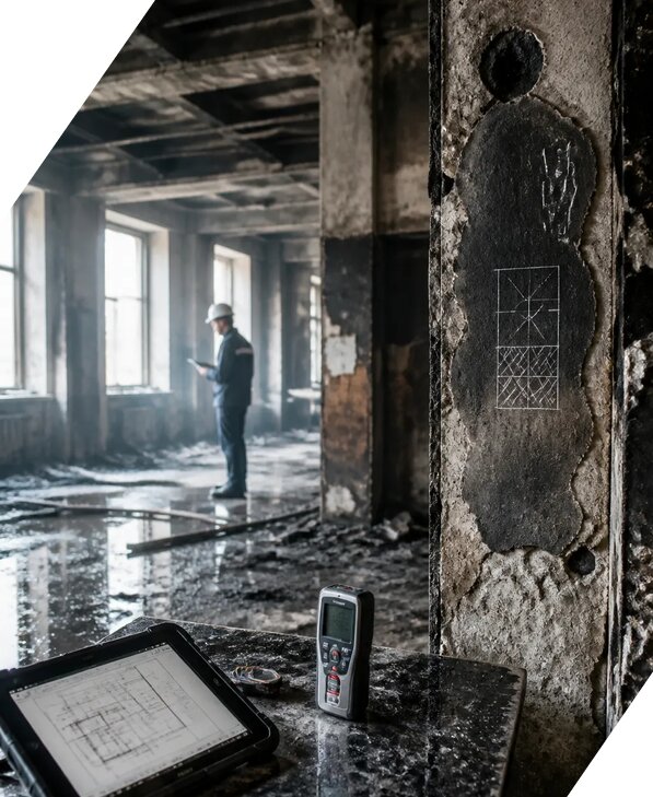 Обследование зданий после пожара в Соколе от 15629 р. | ЭкспертизаРоссия